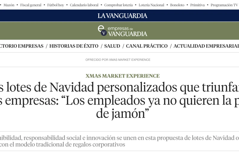 Publicación destacada en La Vanguardia