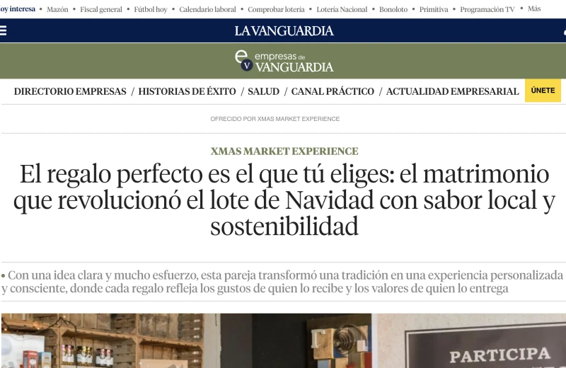 Publicación en La Vanguardia